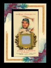2007 TOPPS ALLEN & GINTER MINI ERIC CHAVEZ GAME USED JERSEY ATHLETICS