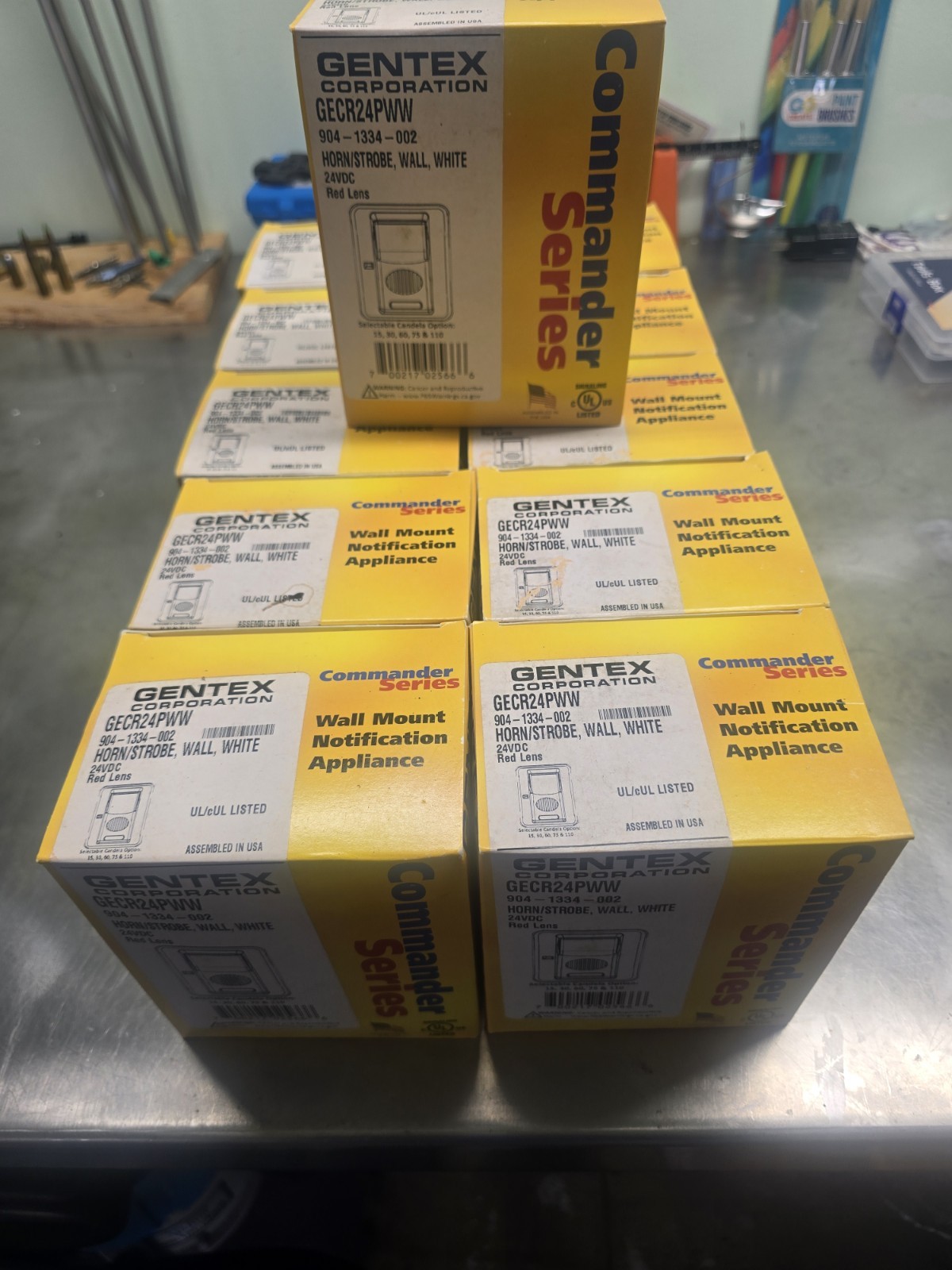 GENTEX GECR24PWW HORN / STROBE WALL MOUNT FIRE ALARM 904-1334-002