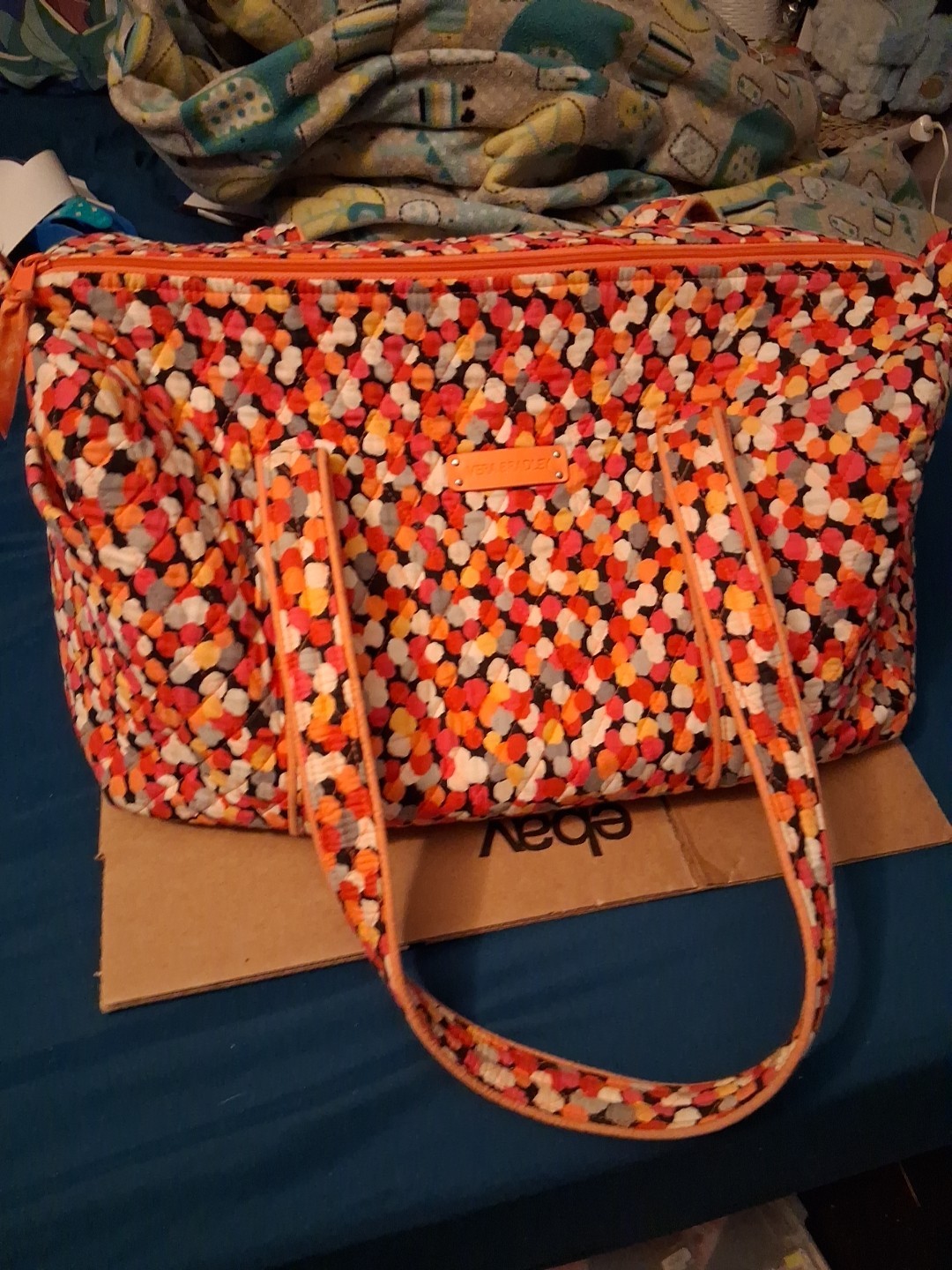 Vera Bradley Pixie Confetti Large Duffel Bag - image 2