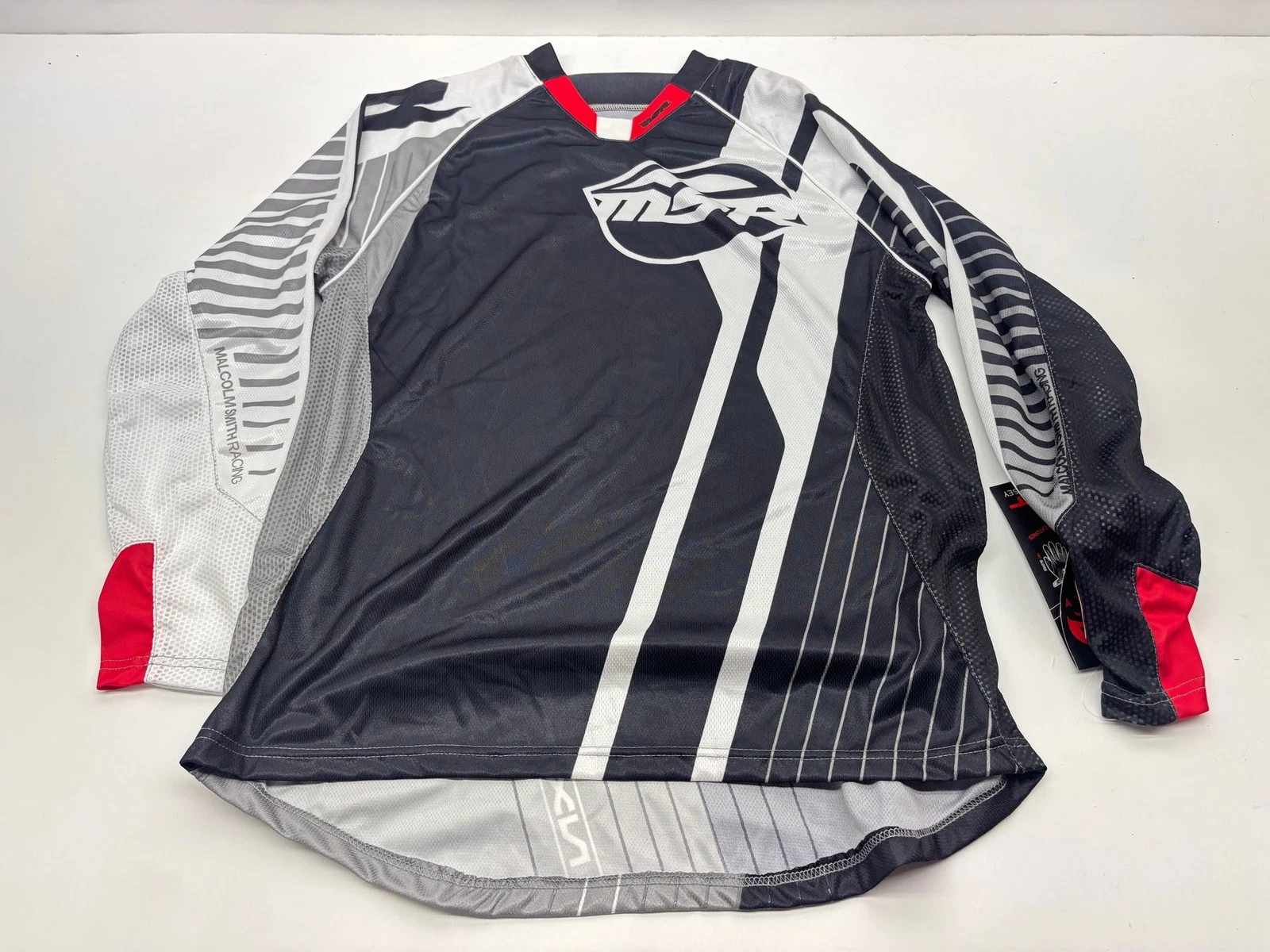 Answer Men's Jersey Medium Black White Gray M Riding Shirt Apparel Gear MX