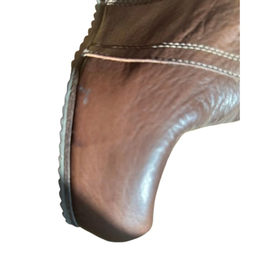 罕见! Rick Owens 高筒靴 – 美国 7.5 棕色皮革 – 状况完好 — 第 4/4 张图片