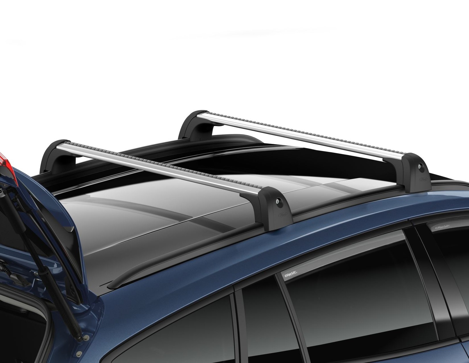 Barres transversales de galerie Ford Focus SW argent en finition premium aluminium
