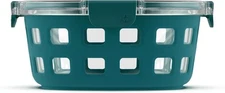 Ello Duraglass Meal Prep Container- Glass Food Storage 7 Cup, 7 Cup Teal 