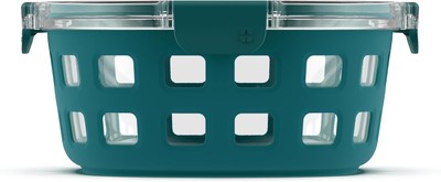 Ello Duraglass Meal Prep Container- Glass Food Storage 7 Cup, 7 Cup Teal 