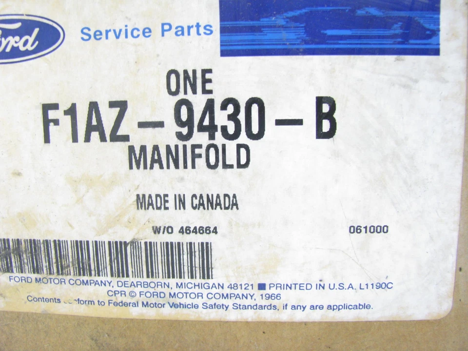 NEW - OEM Ford F1AZ-9430-B Right Exhaust Manifold 1992-93 Lincoln Town Car 4.6L - Image 3 of 3