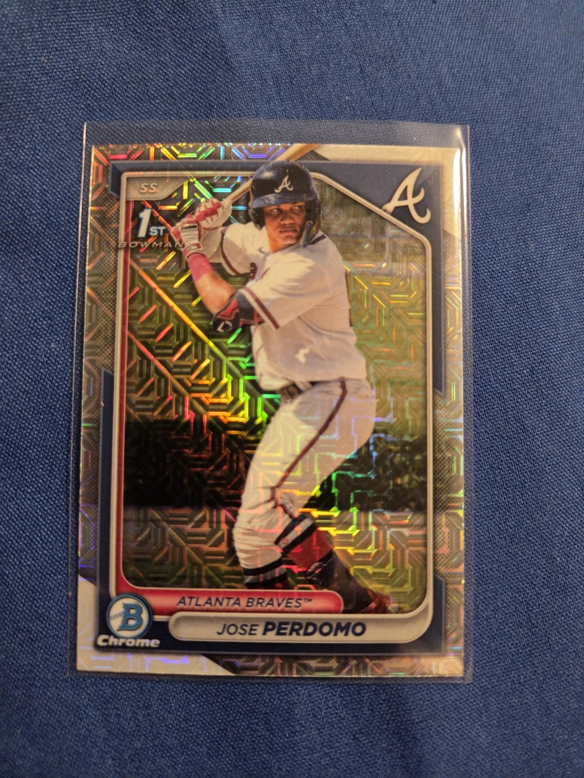 2024 Bowman Chrome Prospects Jose Perdomo #BCP-220 Mega Box Refractor