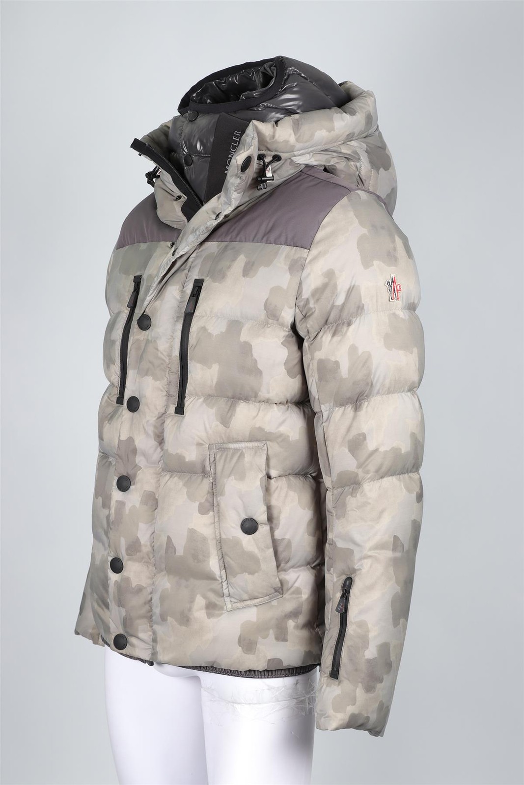 MONCLER GRENOBLE GREY MEN'S PADDED DOWN JACKET UK/US CHEST 40 thumbnail 3