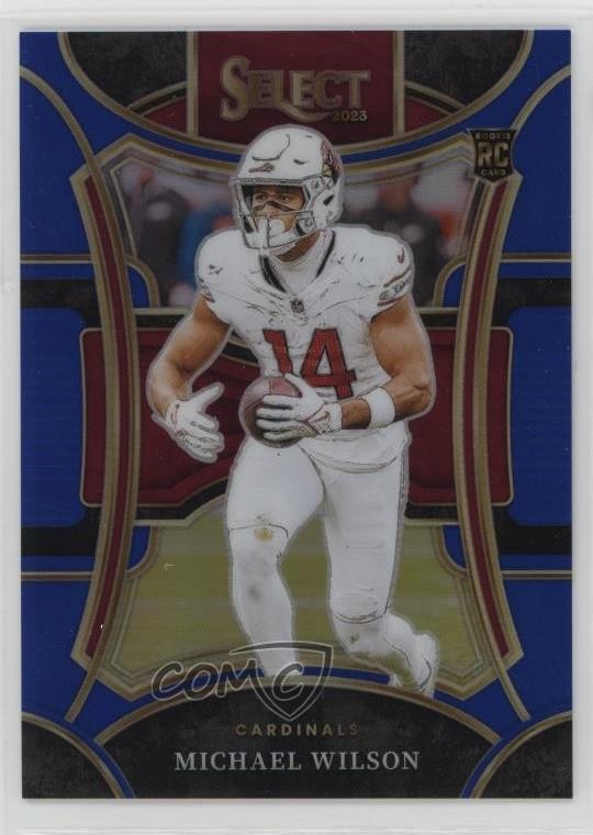2023 Panini Select Suite Level Blue Prizm /99 Michael Wilson #401 0nr3