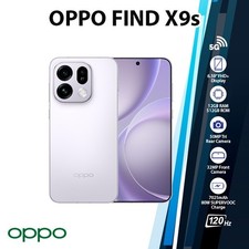 New OPPO Find X9S 5G Android Cell Phone 12GB 512GB/LAVENDAR/Dual SIM/Global