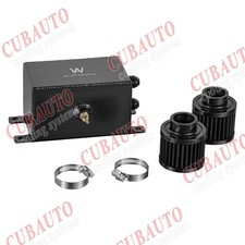 AN 10 OIL CATCH CAN RESERVOIR TANK WITH BREATHER FILTER BAFFLED ALUMINUM