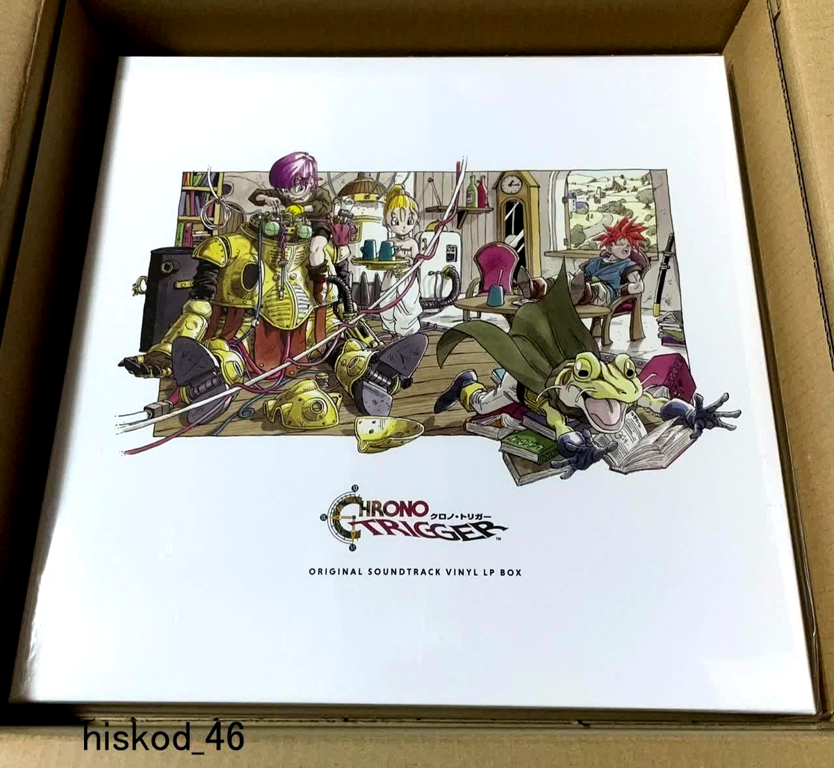 Chrono Trigger Original Soundtrack Vinyl LP Box Set Limited Square