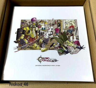 Chrono Trigger Original Soundtrack Vinyl LP Box Set Limited Square