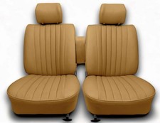 Sitzbez&uuml;ge Vordersitze f&uuml;r Mercedes SL R/W107 SL107 SLC bis Bj. 84 dattel