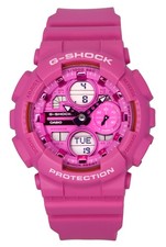 Casio G-Shock Pink Dial Quartz Sports 200M Women's Ladies Watch GMA-S140PP-4A