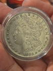 1880 S Morgan Silver Dollar $1 About Uncirculated - Beautiful 90% Silver Coin