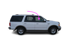 Fits 97-2003 Ford Expedition Lincoln Navigator Passenger Front Door Window Glass