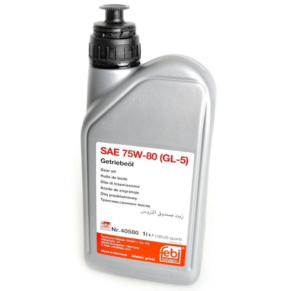 Febi Bilstein • Fluido/aceite de caja de cambios manual OEM • MTF-LT2 • SAE 75W80 • #40580 × 5 Foto 2 de 3