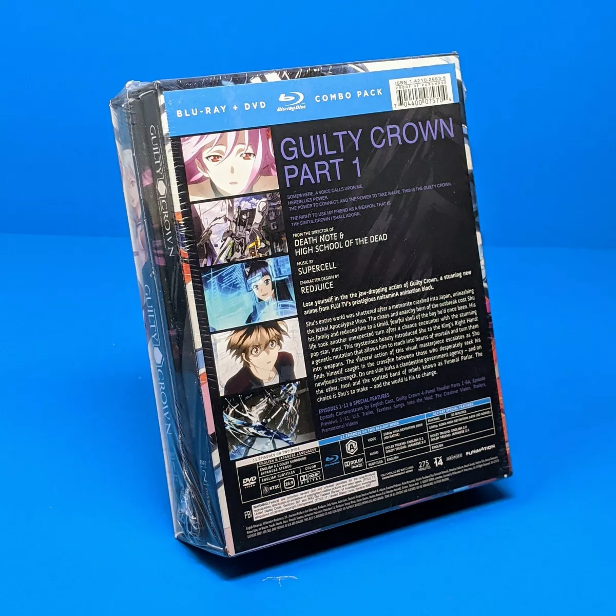 Guilty Crown Part 1 Blu-ray review