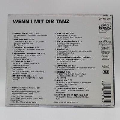 Musik CD | Wenn I mit dir tanz | Disc poliert