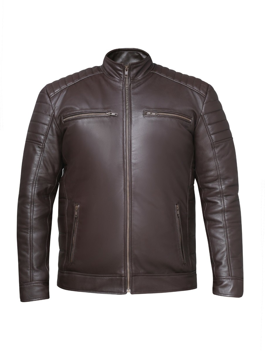 100% Real Hand Made Genuine Lamb/Sheep Skin Leather, Motor Bike 
