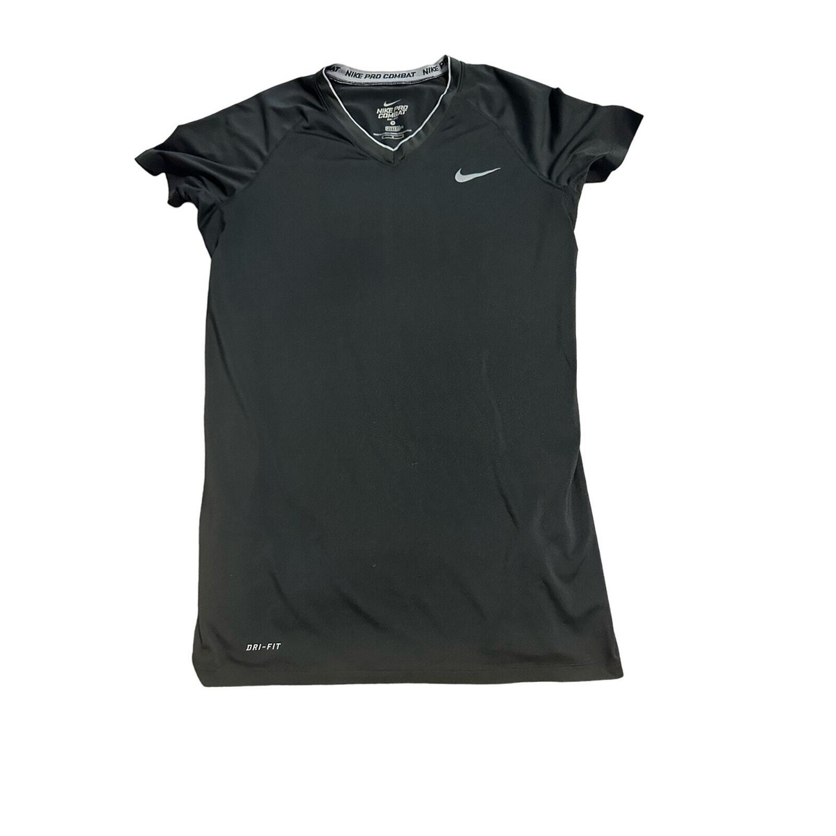 nike pro combat v neck