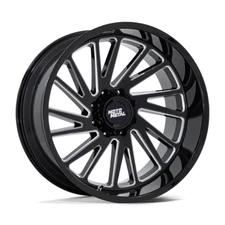 MOTO METAL MO811 Combat 22X10 6X139.7 Offset -18 Gloss Black Milled (Qty of 1)