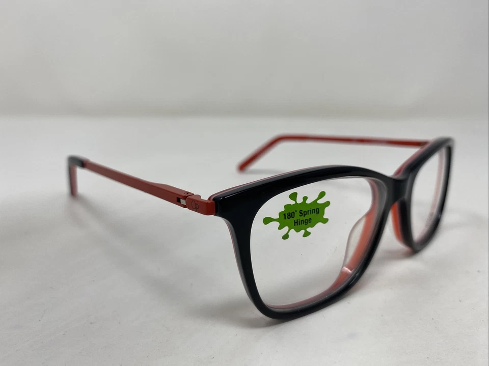 Ocean Pacific OP 855 BLACK LAMINATE 46-16-125 Full Rim Eyeglasses KIDS TK81 - Image 3 of 4