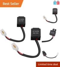 12V 2-Pin LED Flasher Relay Bundle for Motorcycle Turn Signal Repair - 2PCs