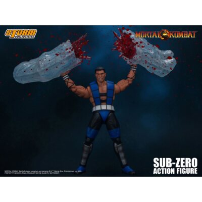 Mortal Kombat 3 Sub-Zero Unmasked 1:12 Scale Action Figure by