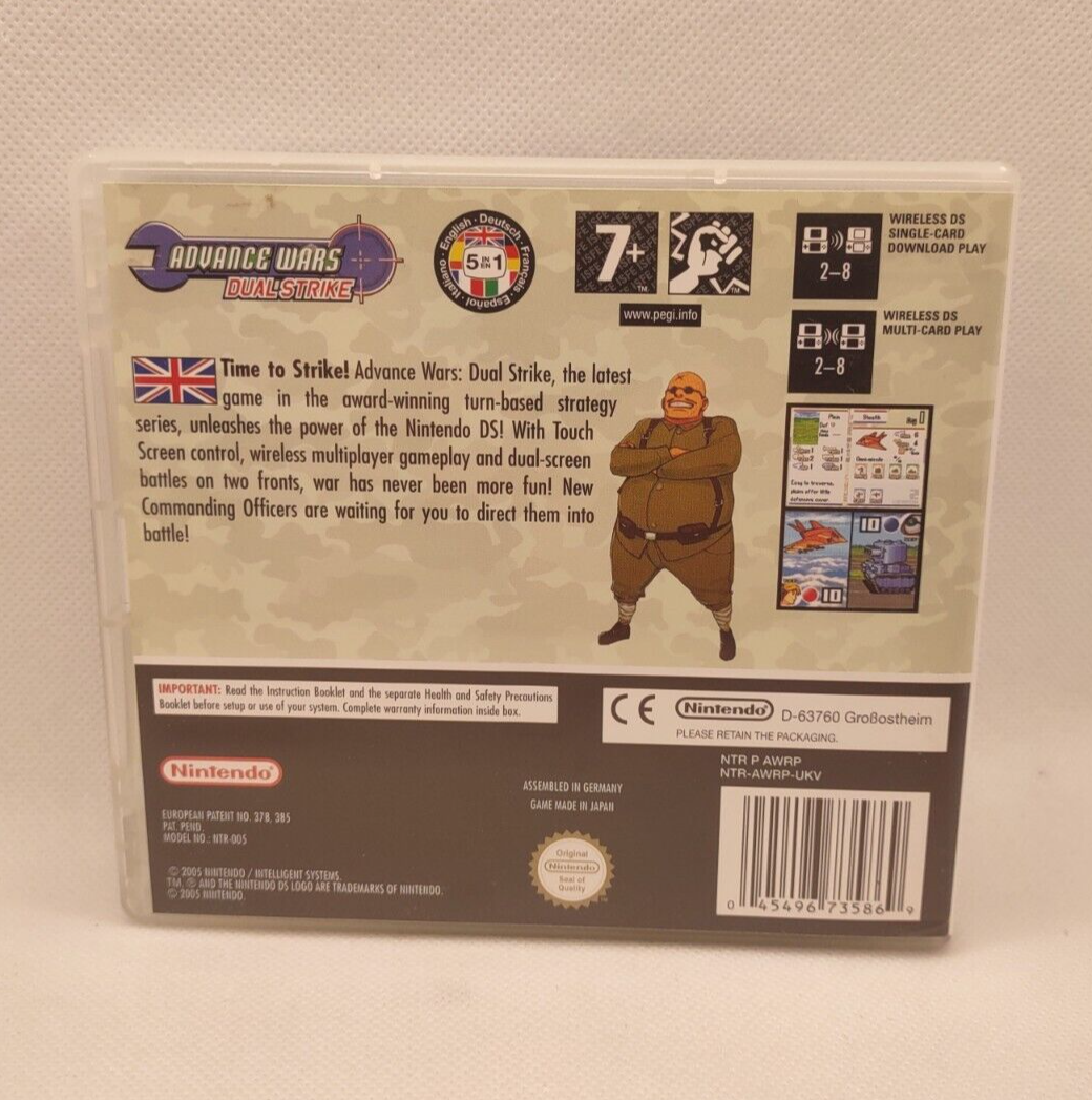 ★DS★アドバンス ウォーズ デュアルストライク 海外版 Nintendo DS Advance Wars Dual Strike Complete European