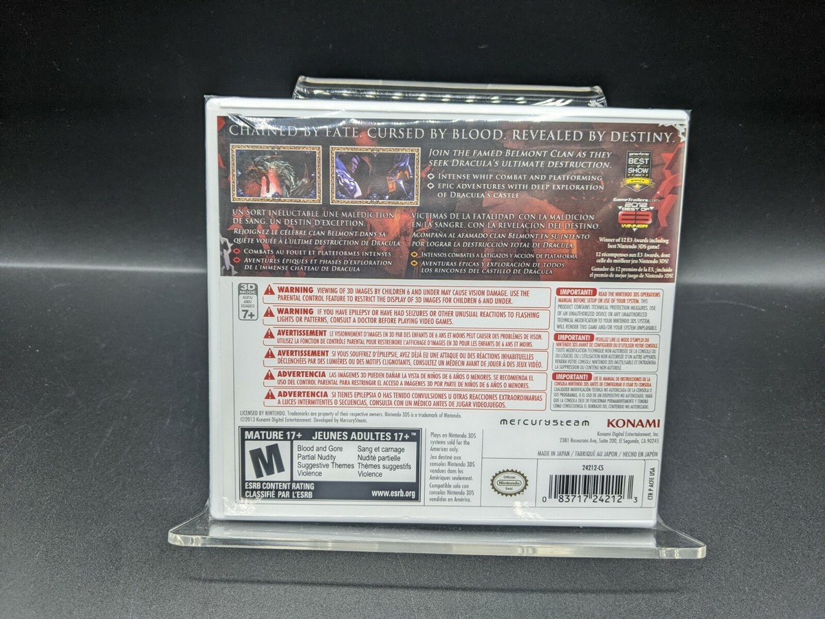 Castlevania: Lords of Shadow - Mirror of Fate 3DS FACTORY SEALED