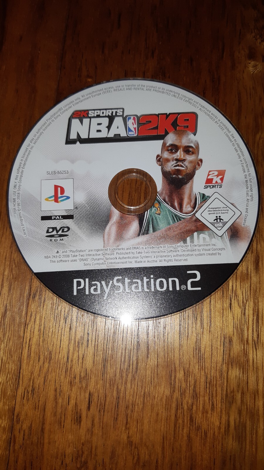 VENDS NBA 2K9 PS2 (JEU SEUL)
