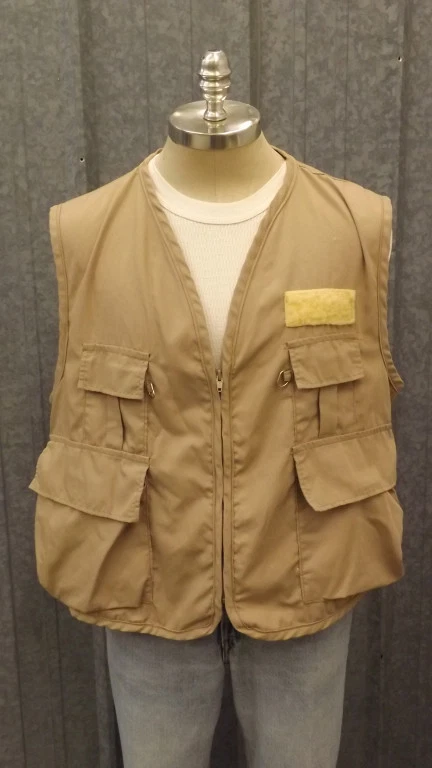 Vtg Saf-T-bak Fly Fishing Vest sz Xl 46-48 USA made