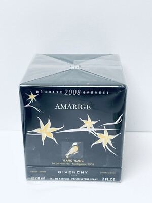 Vintage❣️GIVENCHY AMARIGE YLANG YLANG RECOLTE 2008 HARVEST ~2 oz