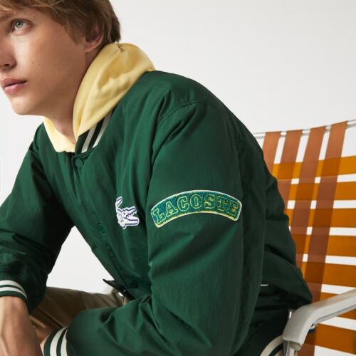 New Lacoste Live Varsity Bomber Jacket Size L (54) 350$ - Picture 1 of 8