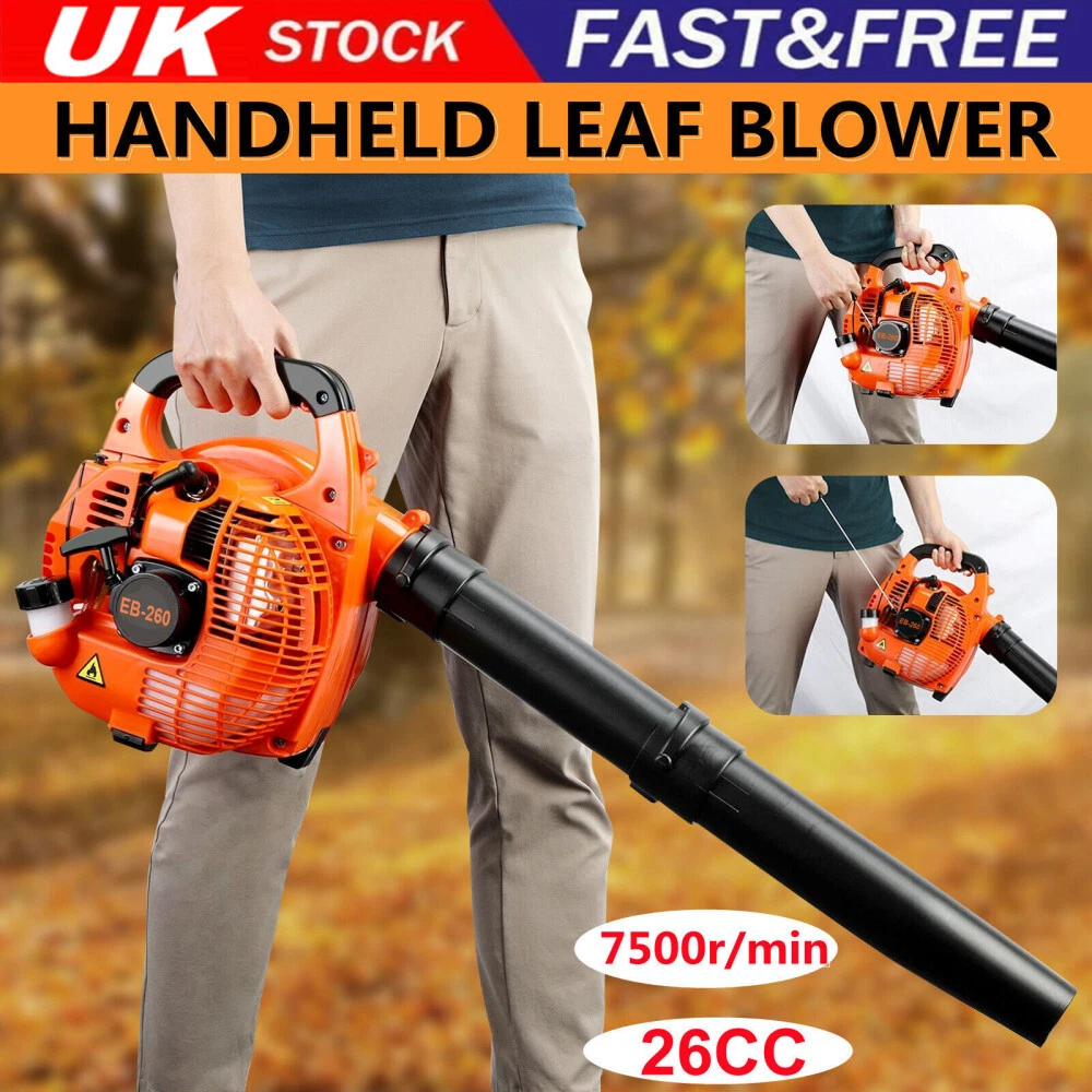 26cc Garden Yard Petrol Leaf Blower Vacuum Cordless 2 Stroke Engine Handheld AU