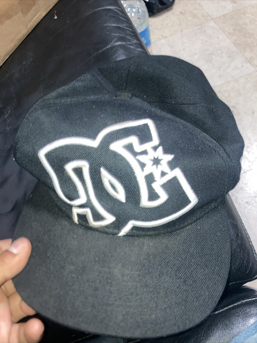 Vintage DC Shoes Hat Cap New Era 7 1/8 Fitted 100% Wool 59Fifty