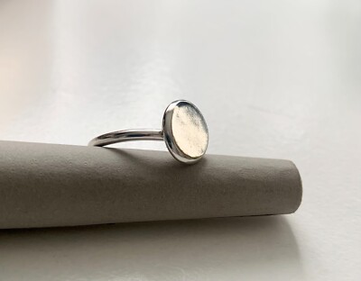 Minimalistischer Ring .925 Sterling Silber Größe N