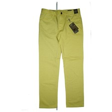 Jean Biani Men's Chino Pants Jeans Slim Fit Premium Cotton 52 W34 L32 Green NEW
