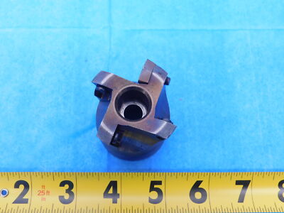 2'' O.D. FACE MILL 3/4 PILOT DIA 5/16 KEY WIDTH HOLDS 4 INSERTS WP.43.. 2.0 .75