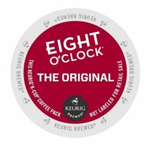 Eight O'Clock Coffee, Original, Medium Roast, Keurig K-Cups, 96-Count