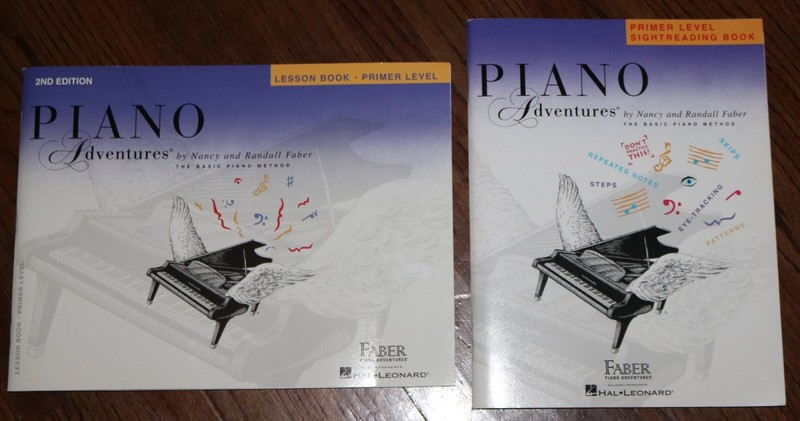 Piano Adventures Primer Level Lesson Book and Sightreading Book - NEW