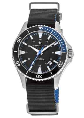 Hamilton H82315931 Khaki Scuba Automatic Black Dial Batman Bezel
