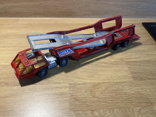 Matchbox Superkings K-10 Car Transporter Cab And Trailer - Picture 2 of 15