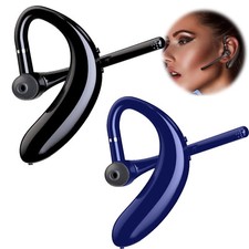 Bluetooth Headset Wireless Earphone Ear-hook Earbud with Mic for Cell Phones