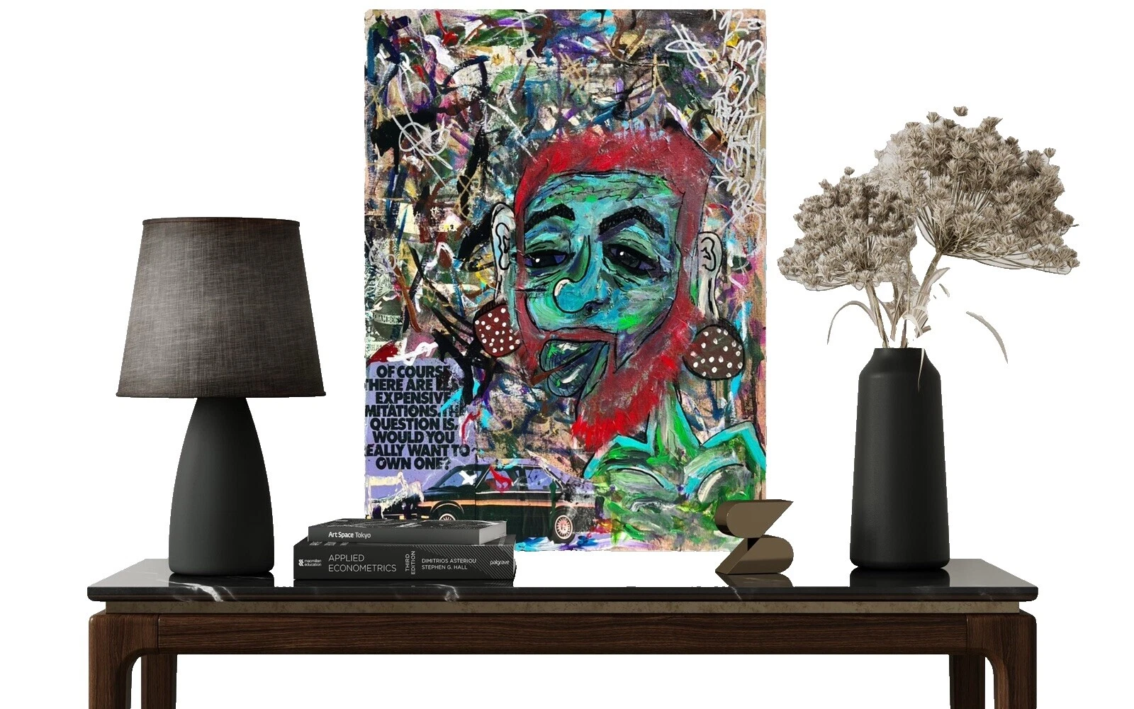 Pinturas artísticas abstractas de lona para alimentos y bebidas