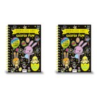 2x Bookoli Scratch Art: Easter Fun Art/Craft Activity Book Kids/Childrens 4y+