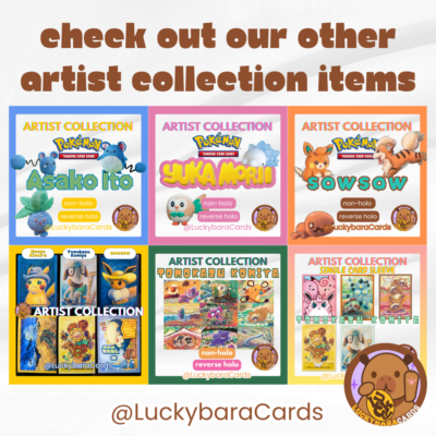 Artist Collection - Asako Ito Crochet Art Cards Cute Pokemon Cards | eBay UK