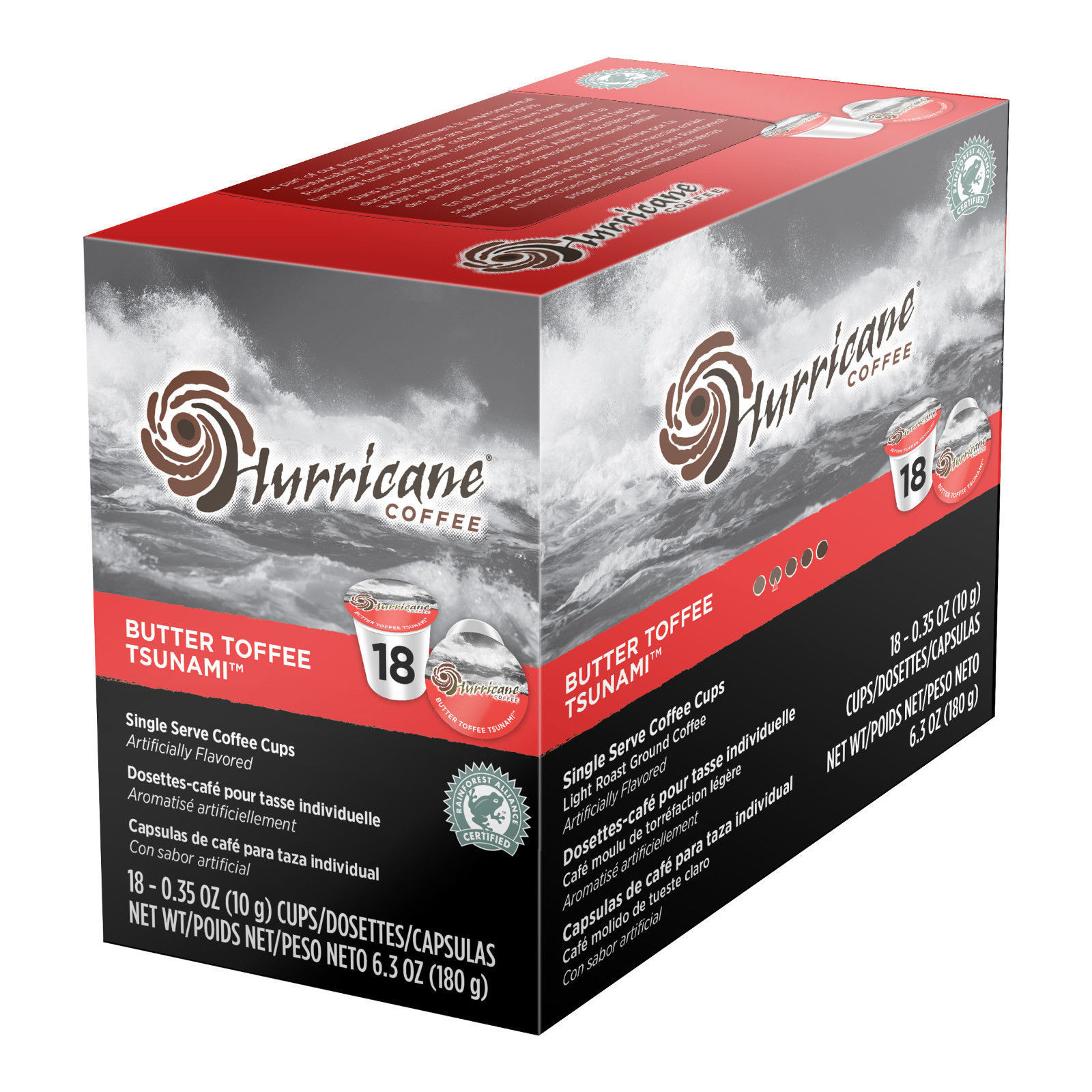 Hurricane Coffee Butter Toffee Tsunami 24 Count Free2dayship Taxfree