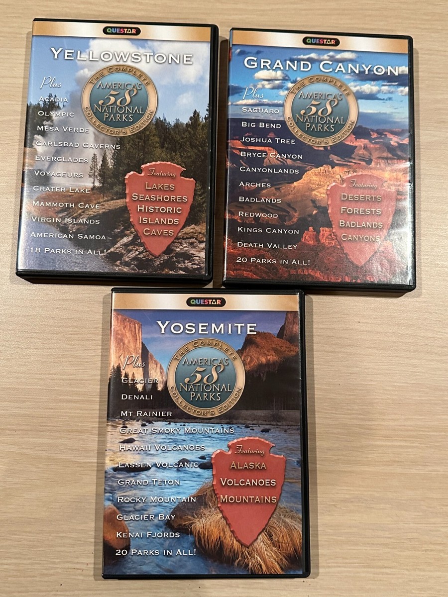 America's National Parks Collection (DVD - 3 Discs) 58 Parks | eBay